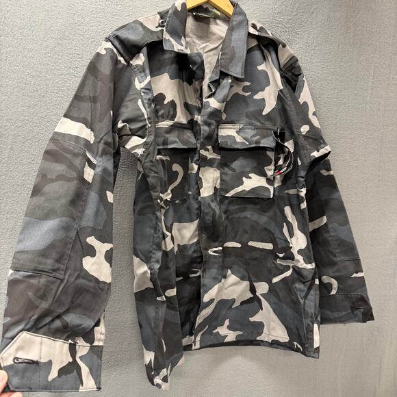 Propper BDU Shirt Mens Large Long Military Urban Camo Gray White Black NEW - Picture 5 of 6